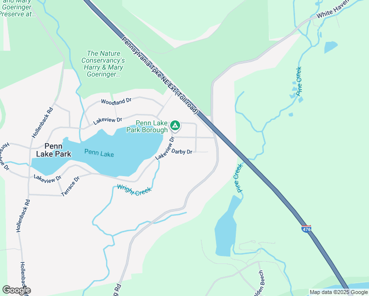 map of restaurants, bars, coffee shops, grocery stores, and more near 28 Darby Drive in White Haven