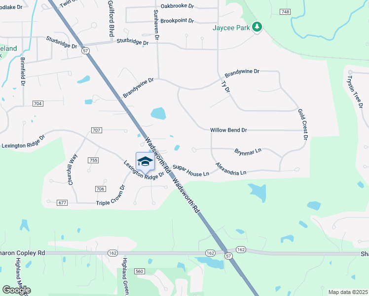 map of restaurants, bars, coffee shops, grocery stores, and more near 1059 Brynmar Lane in Medina