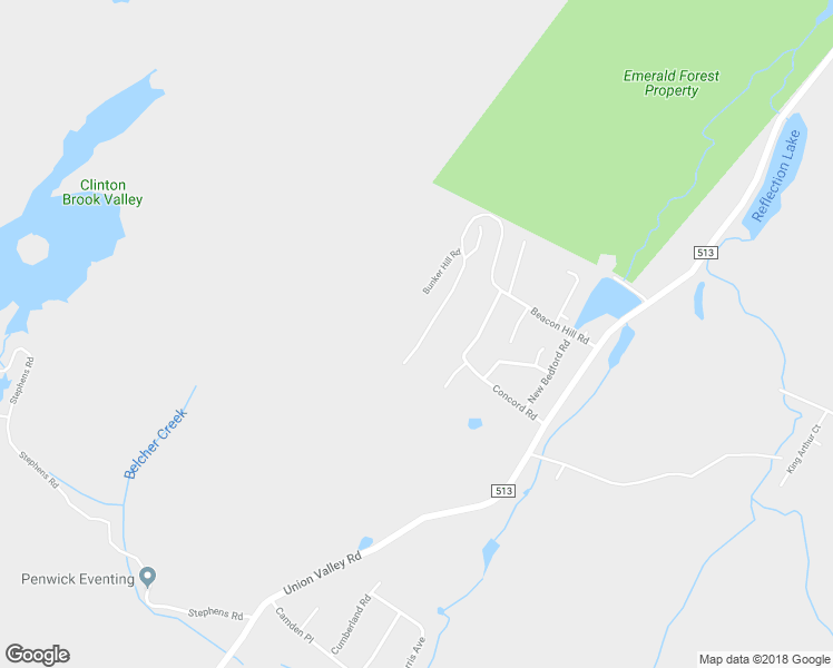 map of restaurants, bars, coffee shops, grocery stores, and more near 54f Beacon Hill Road in West Milford