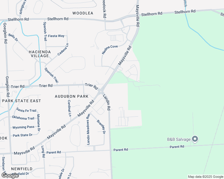 map of restaurants, bars, coffee shops, grocery stores, and more near 9210 Maysville Road in Fort Wayne