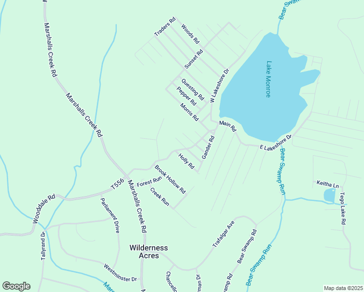 map of restaurants, bars, coffee shops, grocery stores, and more near 1 Juniper Road in East Stroudsburg