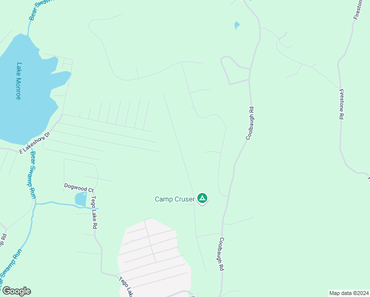 map of restaurants, bars, coffee shops, grocery stores, and more near 322 Sky Hawk Trail in East Stroudsburg