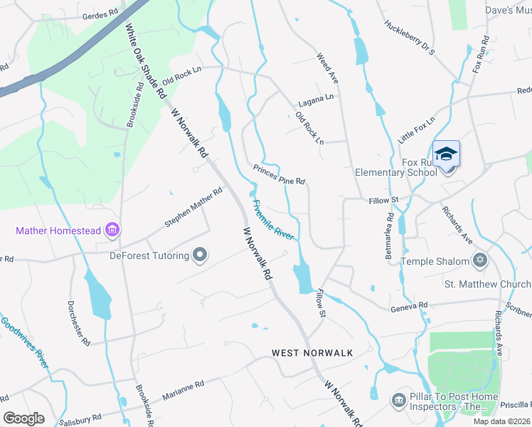 map of restaurants, bars, coffee shops, grocery stores, and more near 212 West Norwalk Road in Norwalk