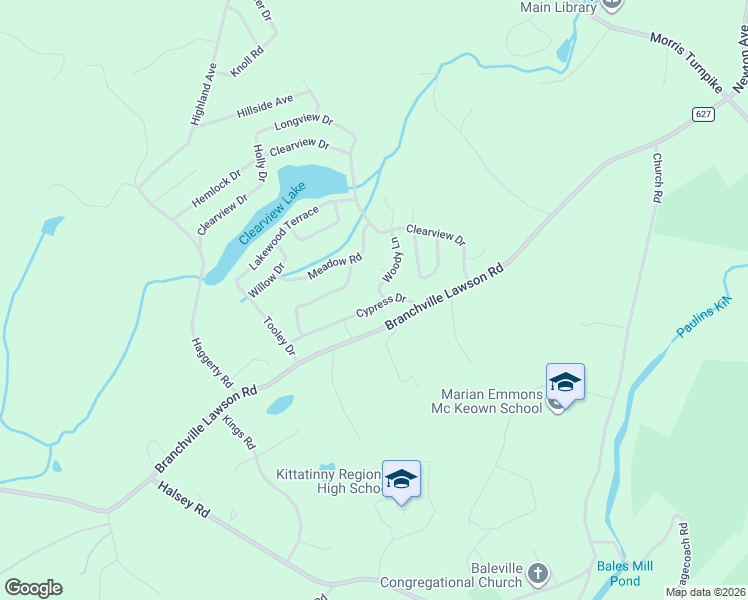 map of restaurants, bars, coffee shops, grocery stores, and more near 30 Branchville Lawson Road in Newton