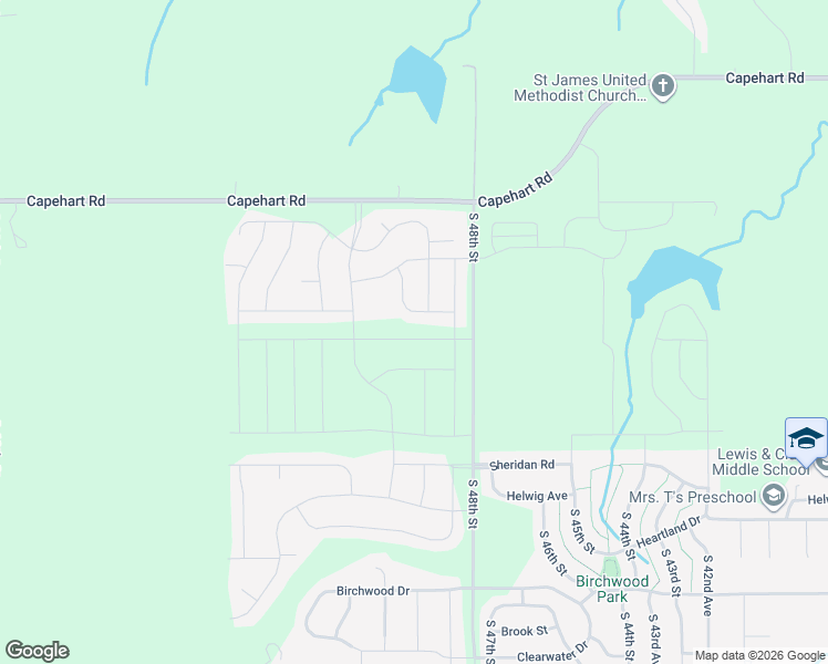 map of restaurants, bars, coffee shops, grocery stores, and more near 13012 South 51st Street in Papillion