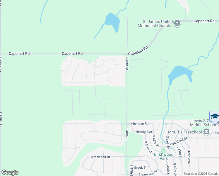map of restaurants, bars, coffee shops, grocery stores, and more near 13012 South 51st Street in Papillion