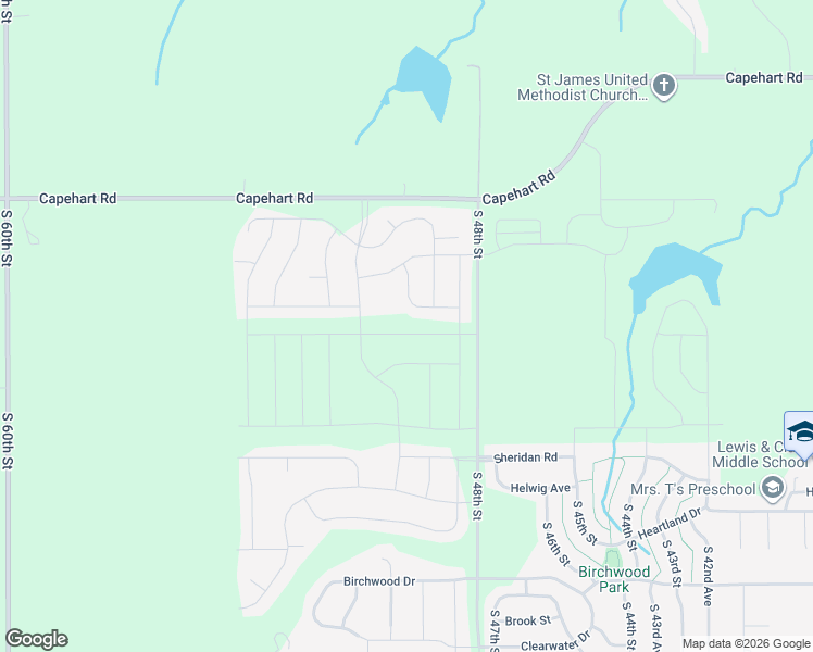 map of restaurants, bars, coffee shops, grocery stores, and more near 13012 South 51st Street in Papillion