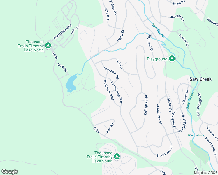 map of restaurants, bars, coffee shops, grocery stores, and more near 133 Wellington Way in Bushkill