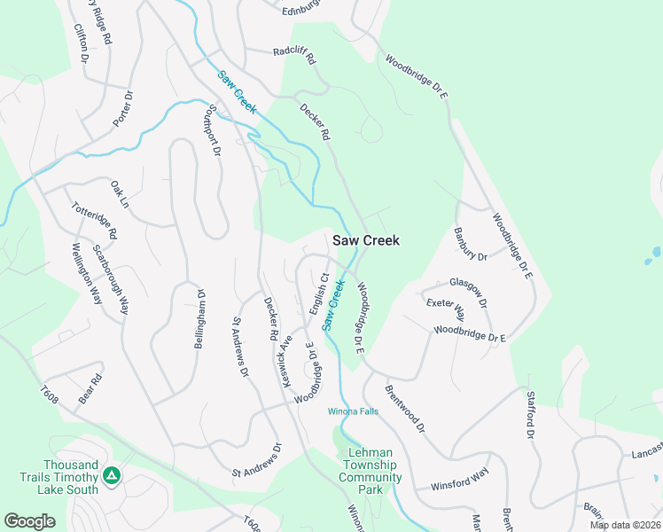 map of restaurants, bars, coffee shops, grocery stores, and more near 415 Tudor Court in Bushkill