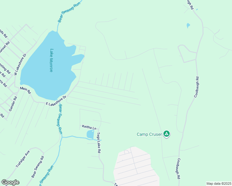 map of restaurants, bars, coffee shops, grocery stores, and more near 461 Daffodil Road in East Stroudsburg