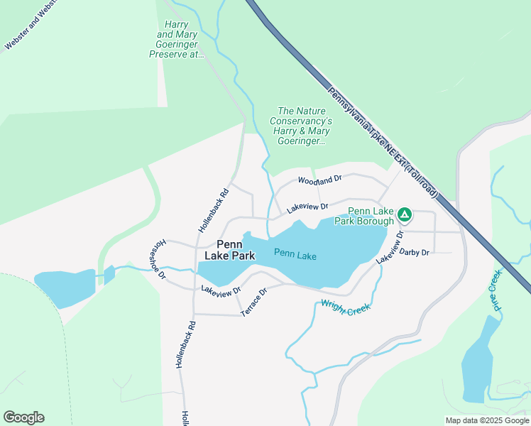 map of restaurants, bars, coffee shops, grocery stores, and more near 1550 Lakeview Drive in White Haven