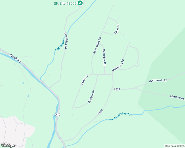 map of restaurants, bars, coffee shops, grocery stores, and more near 70 Estate Drive in East Stroudsburg