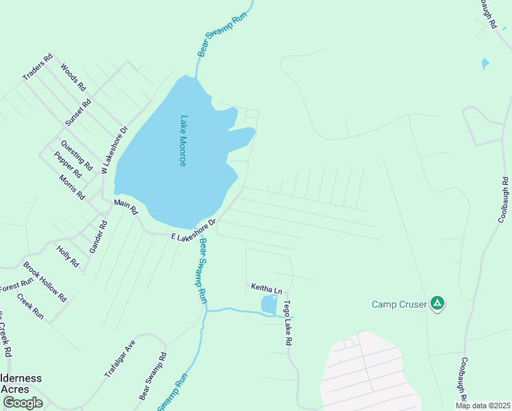 map of restaurants, bars, coffee shops, grocery stores, and more near 414 Daffodil Road in East Stroudsburg
