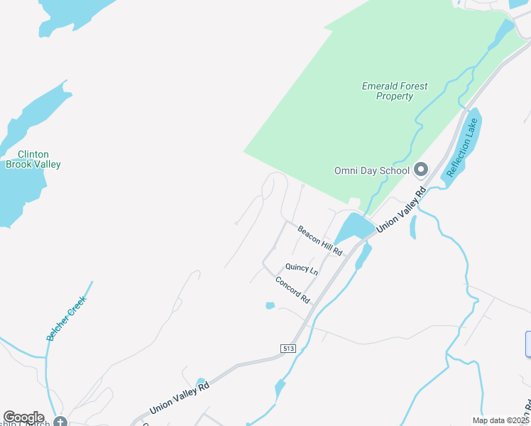map of restaurants, bars, coffee shops, grocery stores, and more near 48 Beacon Hill Road in West Milford