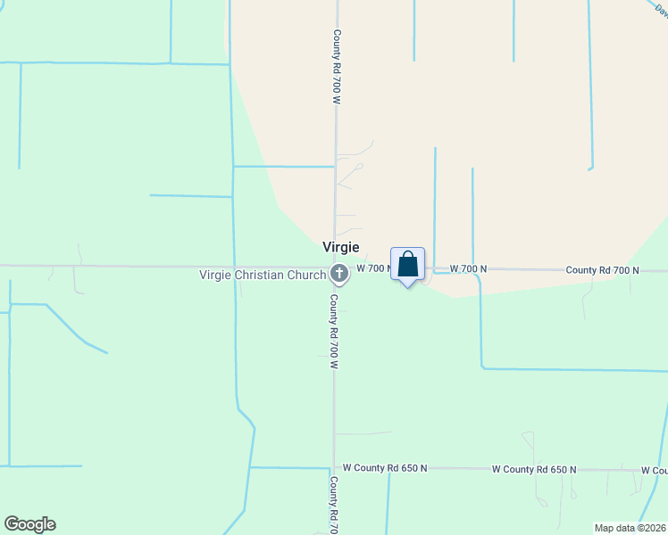map of restaurants, bars, coffee shops, grocery stores, and more near 10847 County Road 700 North in Rensselaer