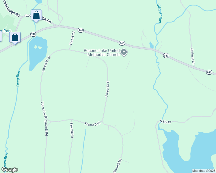 map of restaurants, bars, coffee shops, grocery stores, and more near 514 Forest Dr E in Monroe