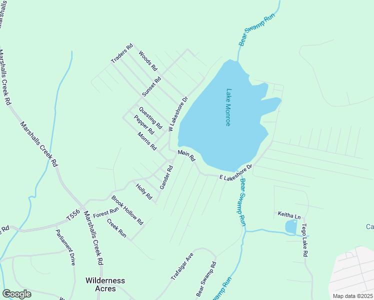 map of restaurants, bars, coffee shops, grocery stores, and more near 6237 East Lakeshore Drive in East Stroudsburg