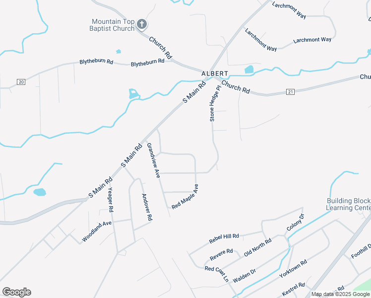 map of restaurants, bars, coffee shops, grocery stores, and more near 39 Red Maple Avenue in Mountain Top