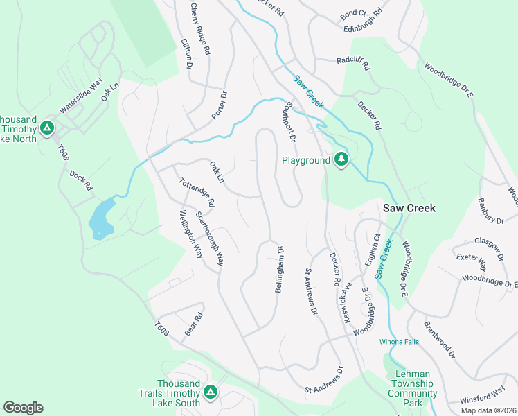map of restaurants, bars, coffee shops, grocery stores, and more near 2300 Southport Drive in East Stroudsburg
