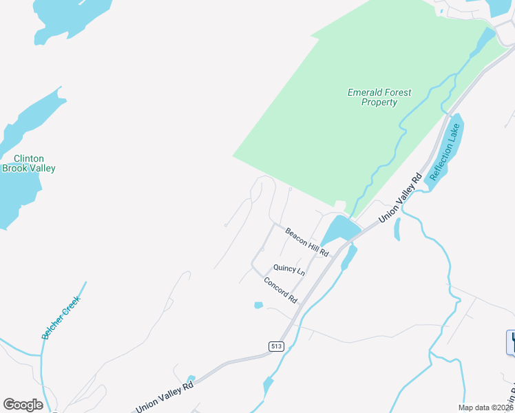 map of restaurants, bars, coffee shops, grocery stores, and more near 48 Beacon Hill Road in West Milford