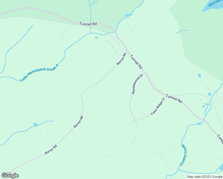 map of restaurants, bars, coffee shops, grocery stores, and more near Barry's Lane in White Haven
