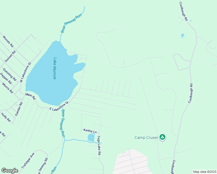 map of restaurants, bars, coffee shops, grocery stores, and more near 410 Iris Road in East Stroudsburg