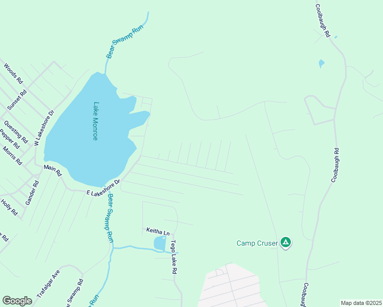 map of restaurants, bars, coffee shops, grocery stores, and more near 410 Iris Road in East Stroudsburg