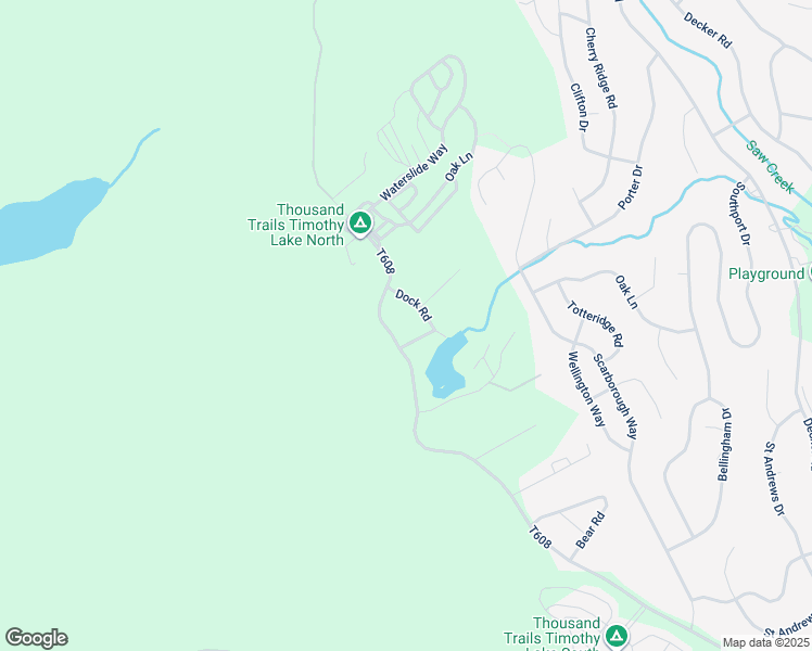 map of restaurants, bars, coffee shops, grocery stores, and more near 6794 Timothy Lake Road in East Stroudsburg