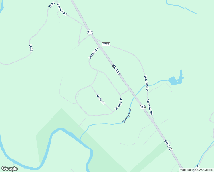 map of restaurants, bars, coffee shops, grocery stores, and more near 180 Scenic Drive in Blakeslee
