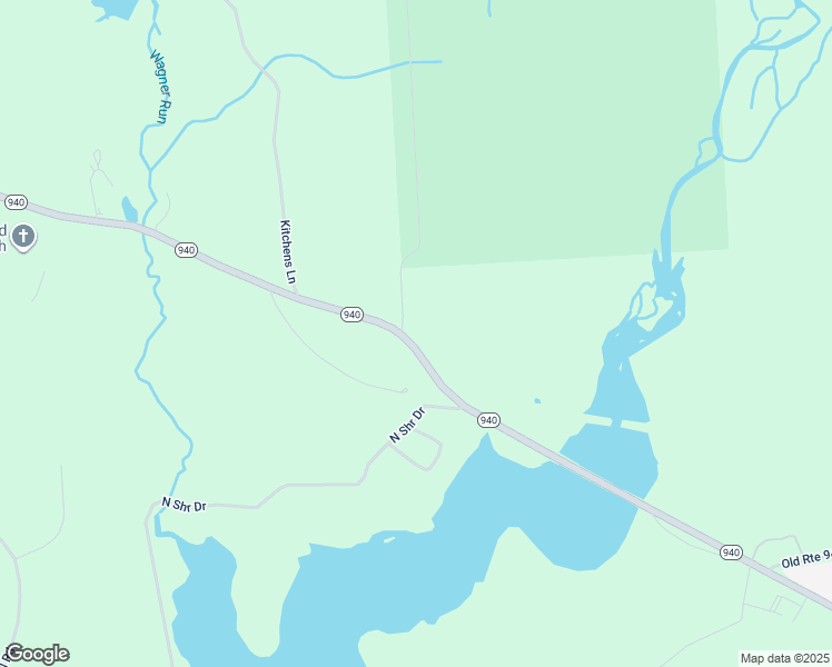 map of restaurants, bars, coffee shops, grocery stores, and more near 1369 Pennsylvania 940 in Monroe County