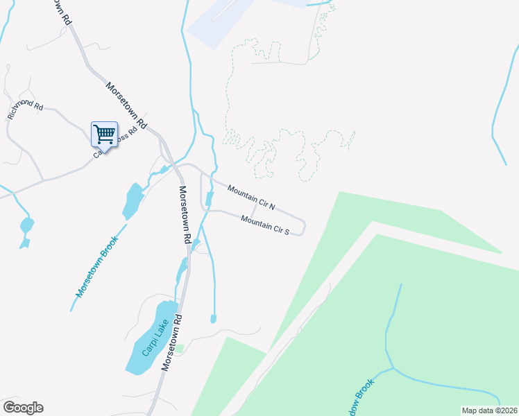 map of restaurants, bars, coffee shops, grocery stores, and more near 132 Mountain Circle North in West Milford