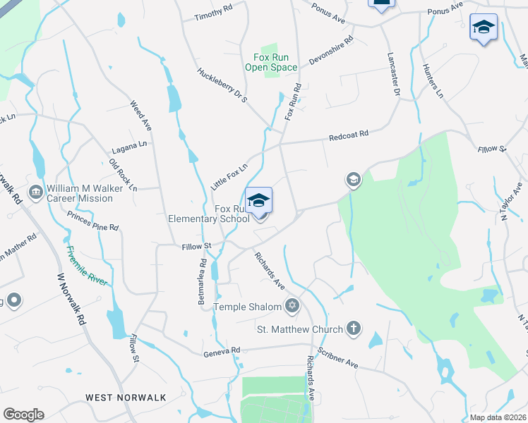 map of restaurants, bars, coffee shops, grocery stores, and more near 208 Fillow Street in Norwalk
