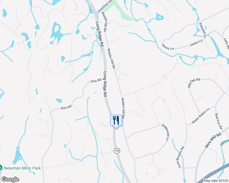 map of restaurants, bars, coffee shops, grocery stores, and more near 380 Webbs Hill Road in Stamford