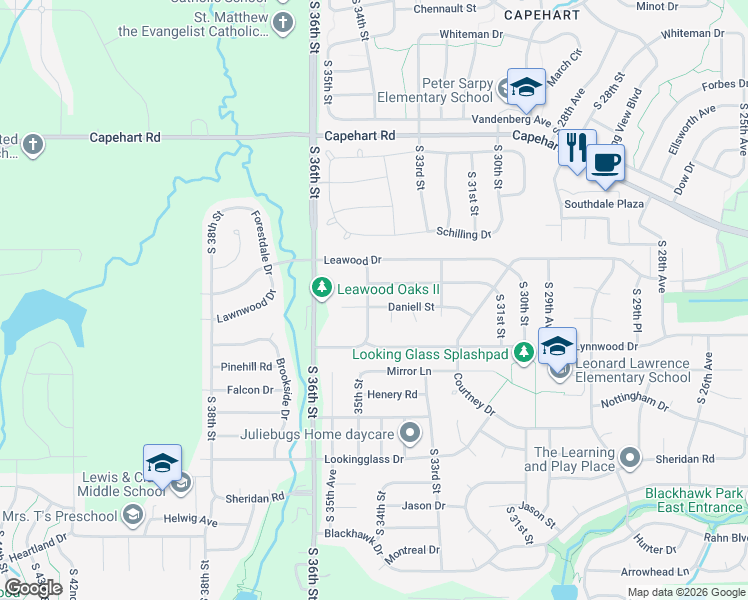 map of restaurants, bars, coffee shops, grocery stores, and more near 3412 Daniell Street in Bellevue