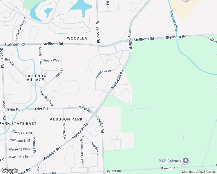 map of restaurants, bars, coffee shops, grocery stores, and more near 3914 Stanton Hall Pkwy in Fort Wayne