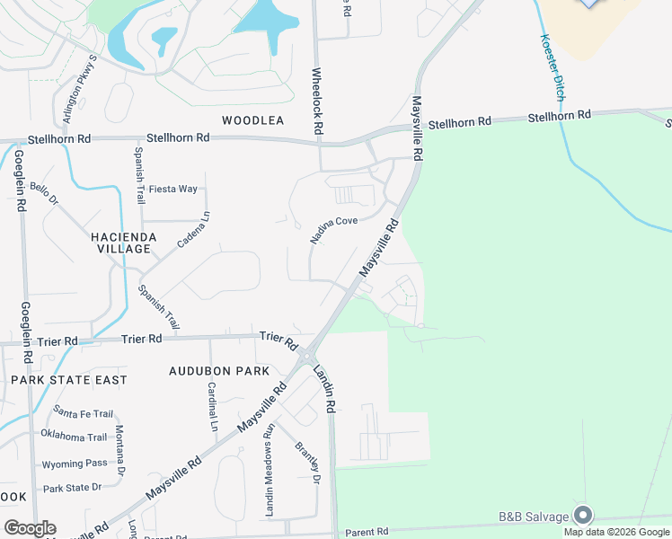 map of restaurants, bars, coffee shops, grocery stores, and more near 3909 Stanton Hall Parkway in Fort Wayne