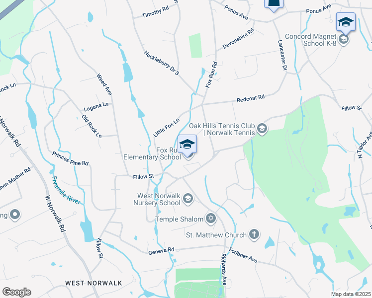 map of restaurants, bars, coffee shops, grocery stores, and more near 228 Fillow Street in Norwalk