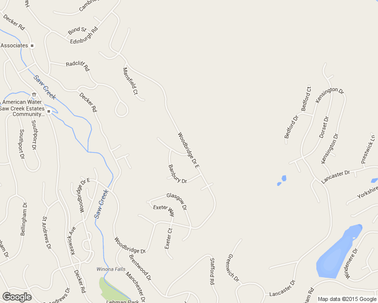 map of restaurants, bars, coffee shops, grocery stores, and more near 1619 Woodbridge Drive East in Bushkill