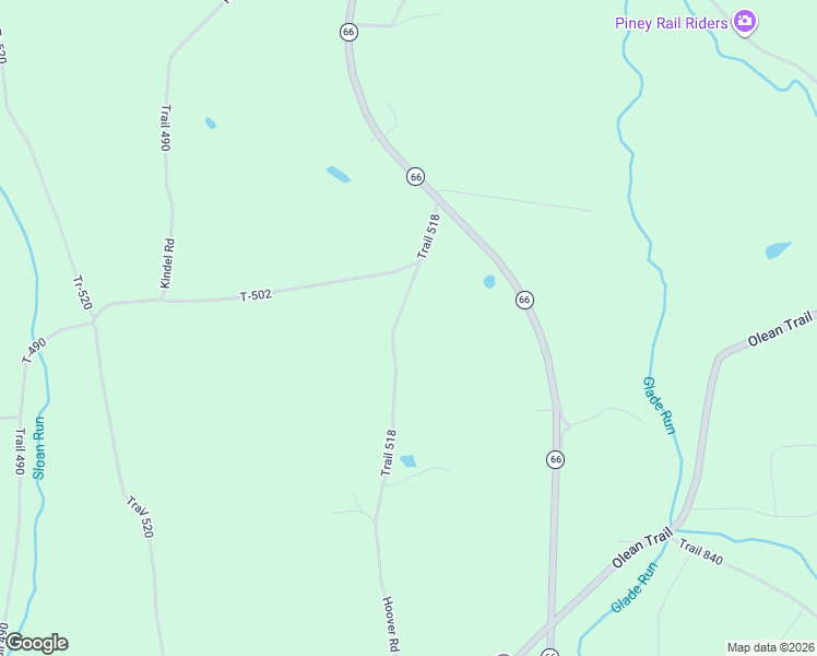 map of restaurants, bars, coffee shops, grocery stores, and more near 737-1199 Hoover Road in New Bethlehem