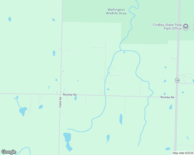 map of restaurants, bars, coffee shops, grocery stores, and more near 25780 McMillan Road in Wellington