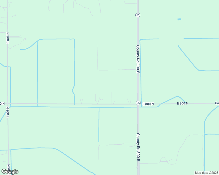 map of restaurants, bars, coffee shops, grocery stores, and more near 2772 East 800 North in Lake Village