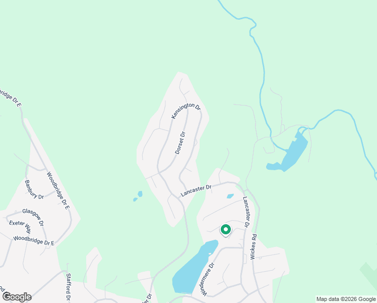 map of restaurants, bars, coffee shops, grocery stores, and more near 3574-3579 Kensington Drive in Pike County