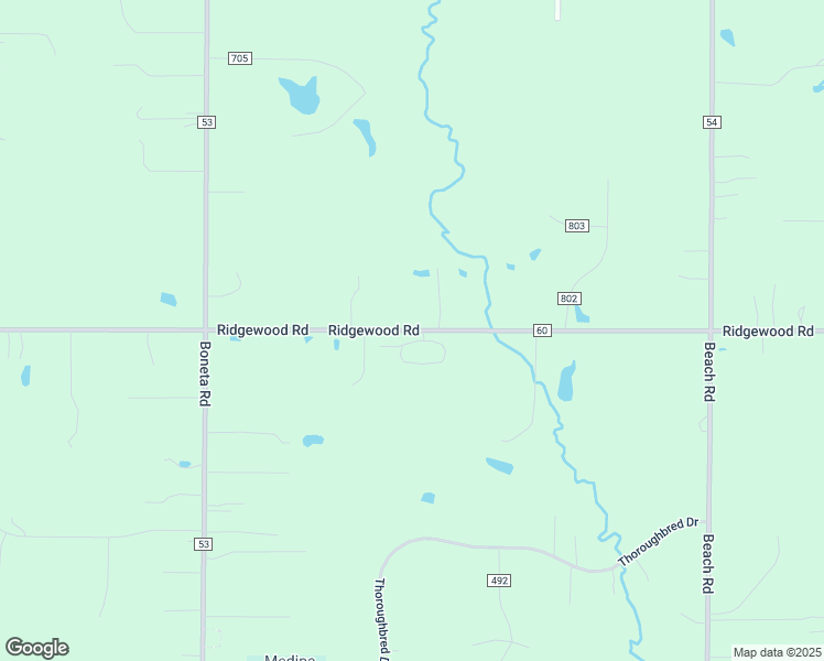 map of restaurants, bars, coffee shops, grocery stores, and more near County Highway 60 in Medina