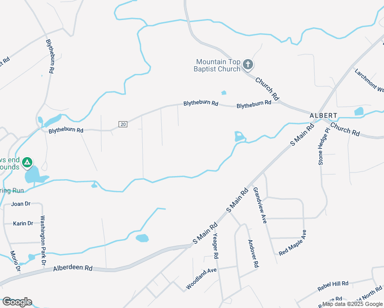 map of restaurants, bars, coffee shops, grocery stores, and more near Blytheburn Road in Mountain Top
