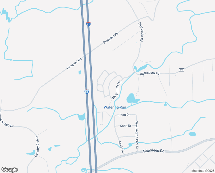 map of restaurants, bars, coffee shops, grocery stores, and more near 77 Valley Stream Park in Mountain Top