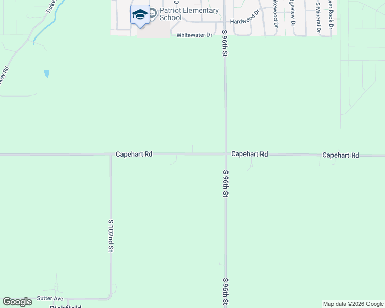 map of restaurants, bars, coffee shops, grocery stores, and more near 9775 Capehart Road in Papillion