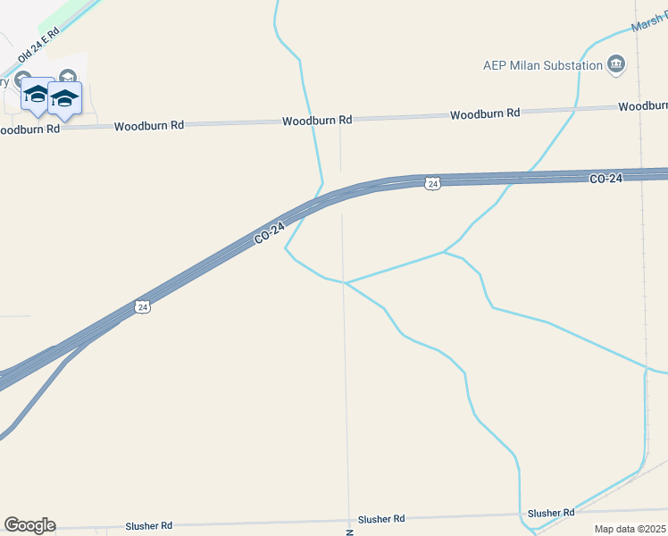 map of restaurants, bars, coffee shops, grocery stores, and more near 3901-3911 North Roussey Road in Woodburn