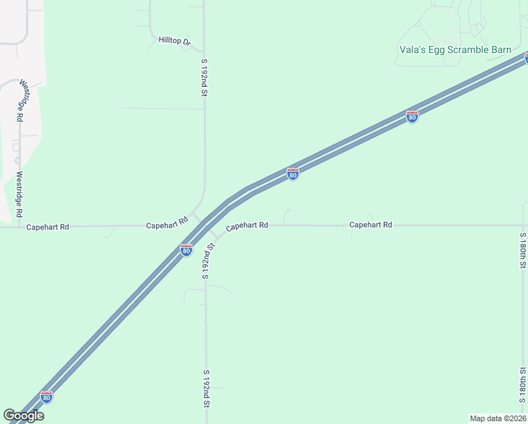 map of restaurants, bars, coffee shops, grocery stores, and more near 18806 Capehart Road in Gretna