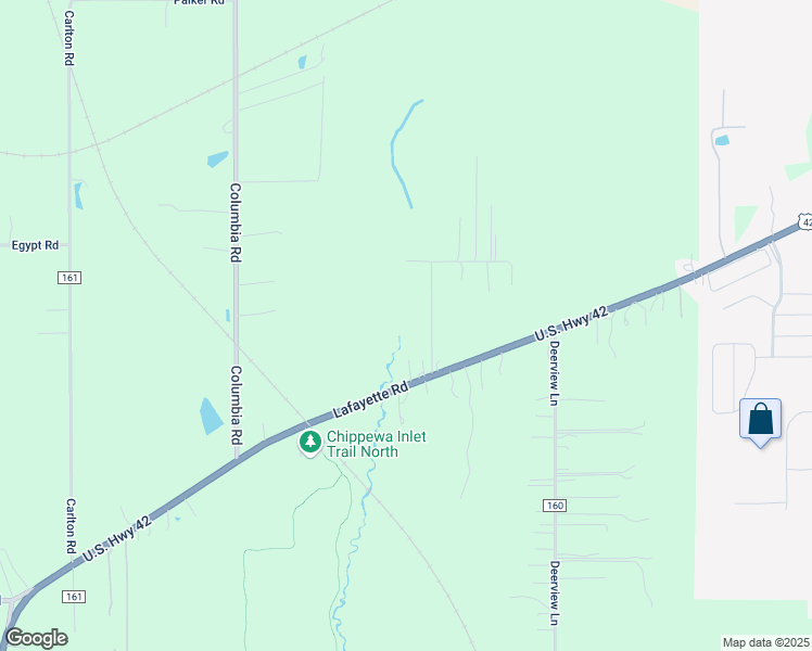map of restaurants, bars, coffee shops, grocery stores, and more near 5760 Lafayette Road in Medina