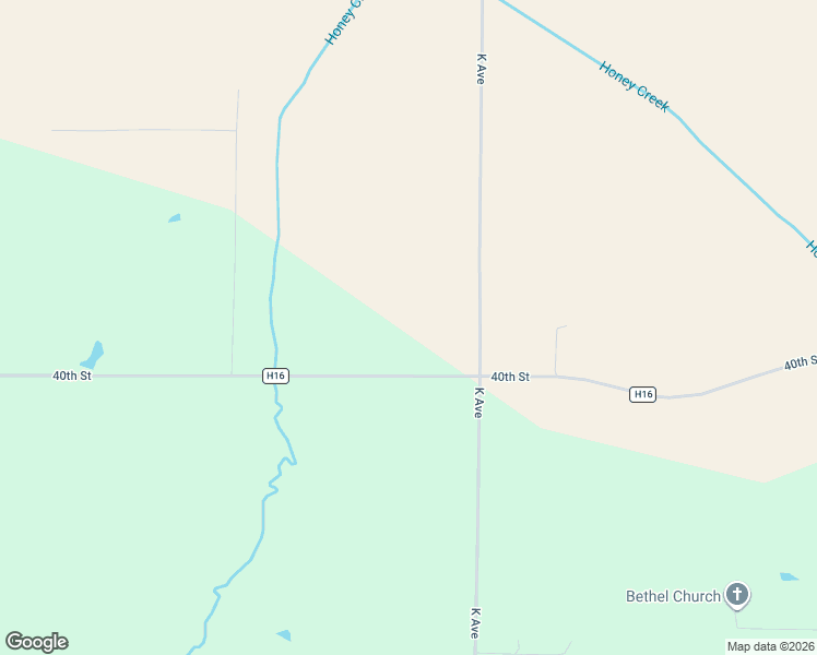 map of restaurants, bars, coffee shops, grocery stores, and more near 14000-14598 40th Street in Wapello